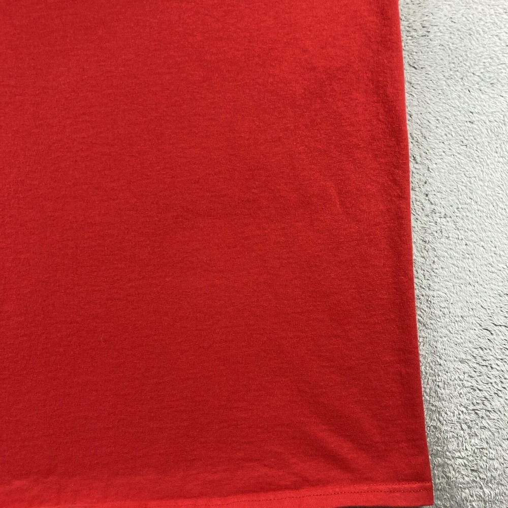 Washington DC Shirt Adult XL Red Spell Out Graphic Tee Casual Short Sleeve - Picture 6 of 13